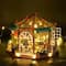 Wizardi Miniature Roombox: Wooden Coffee Shop Dollhouse Kit